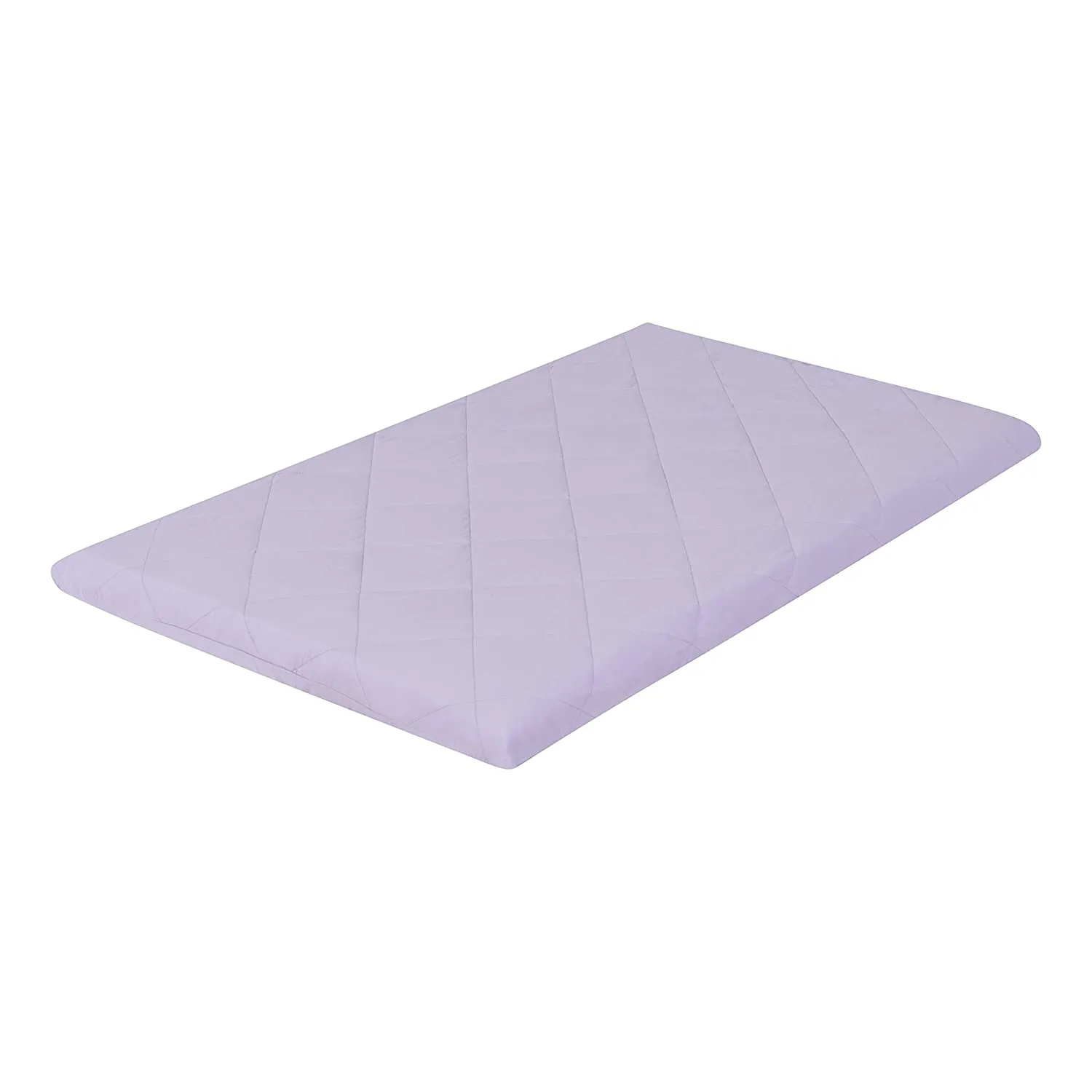 Purple Quilted Portable Crib/Playard Sheet