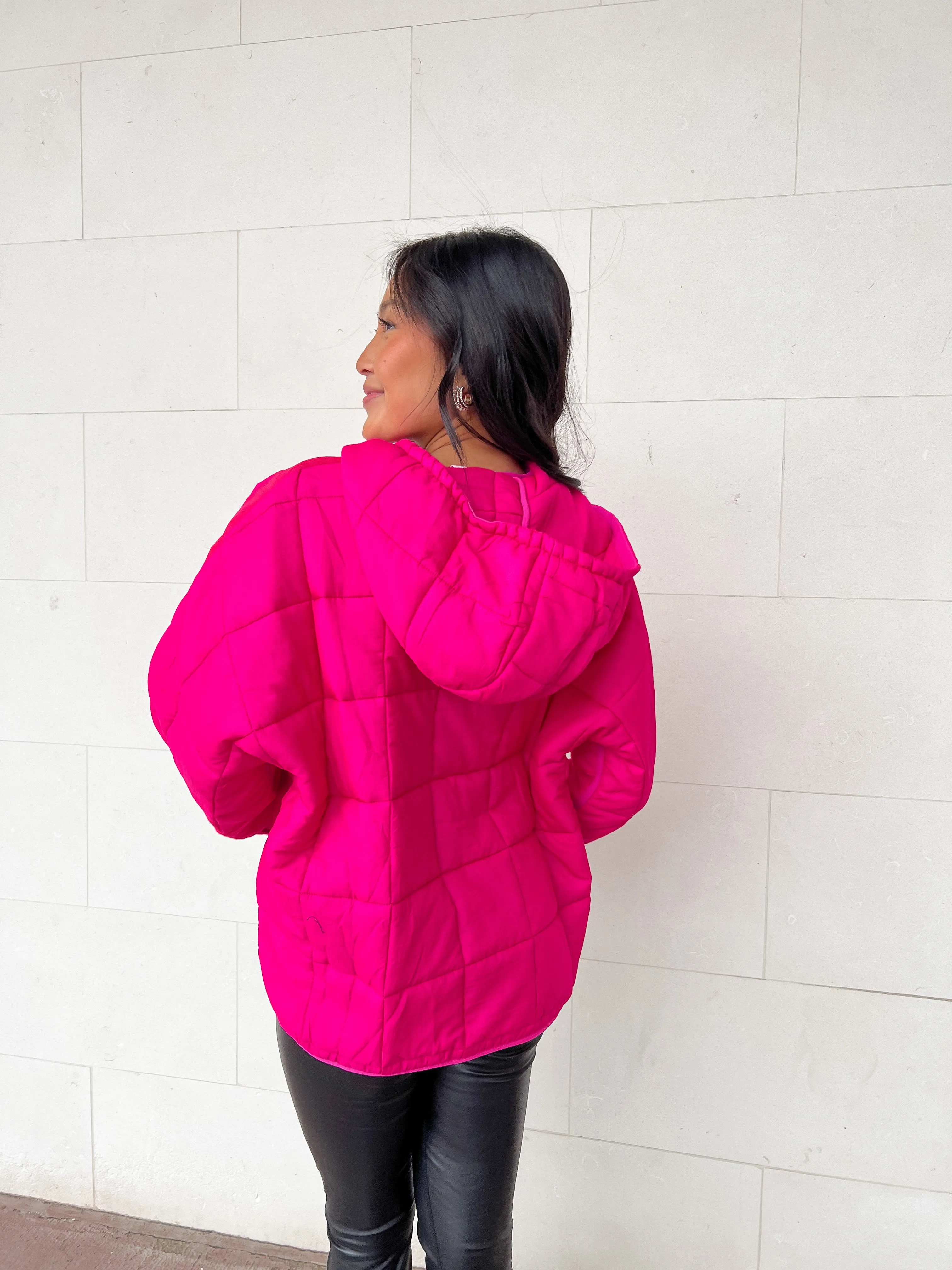 Quilted Hooded Puffer Jacket