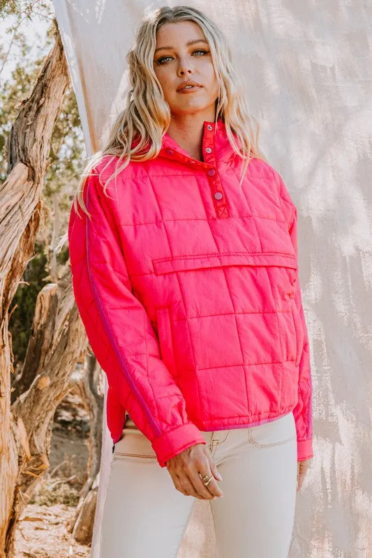 Quilted Hooded Puffer Jacket