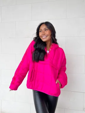 Quilted Hooded Puffer Jacket
