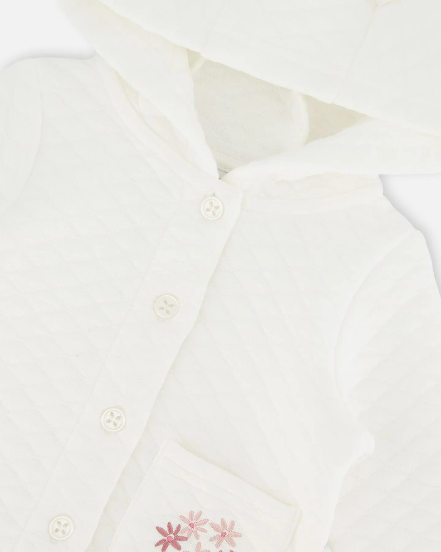 Quilted Jacket With Hood Snow White