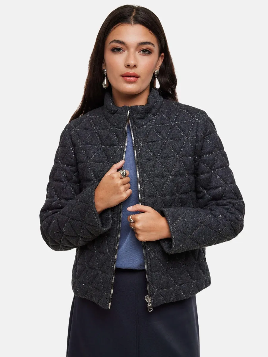 QUILTED WOOL JACKET