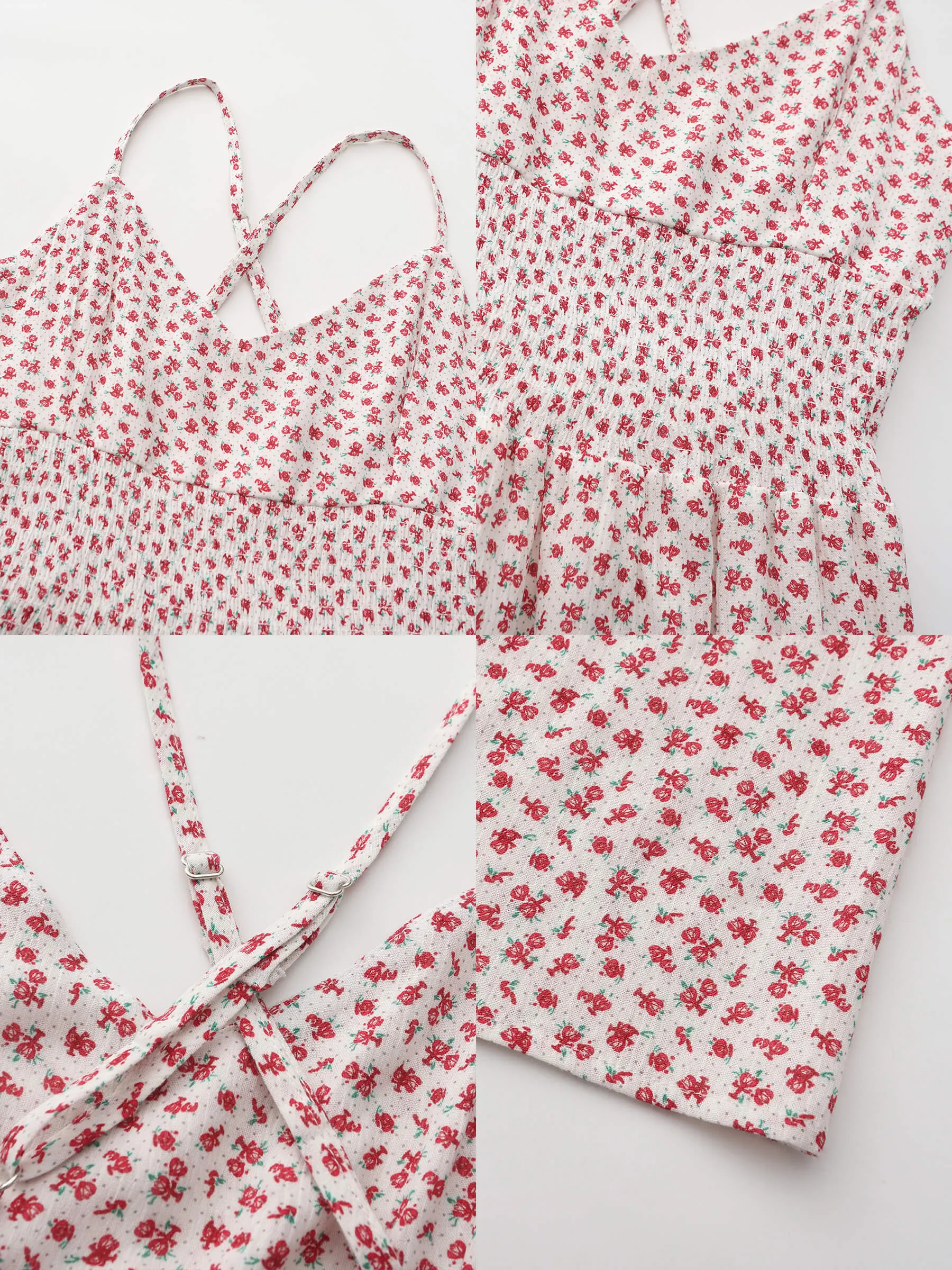 "You're my lobster" Floral Print Sling Dress