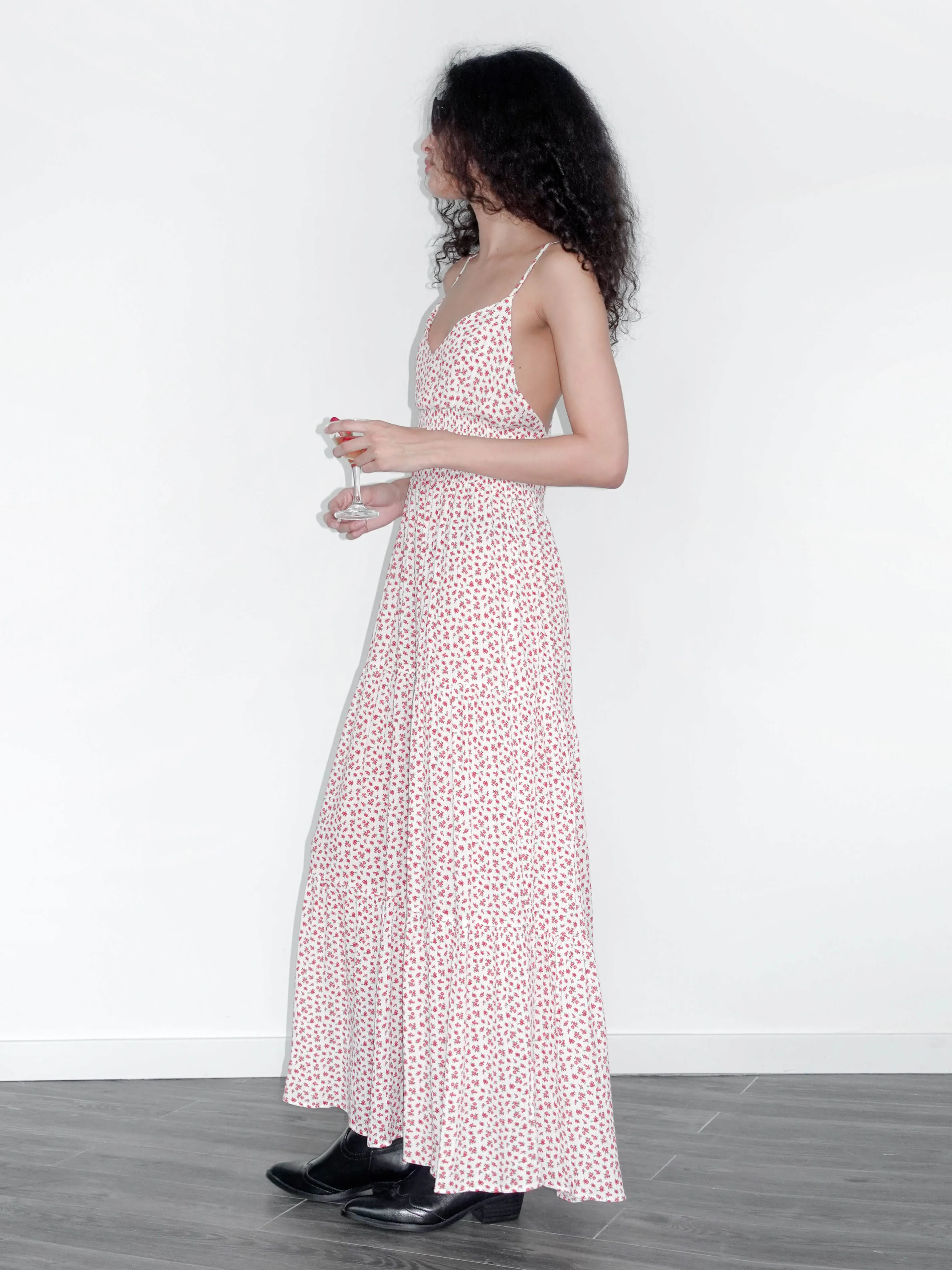 "You're my lobster" Floral Print Sling Dress