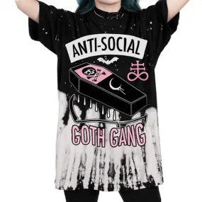 Raisevern New ANTI-SOCIAL 3D Printing T Shirt