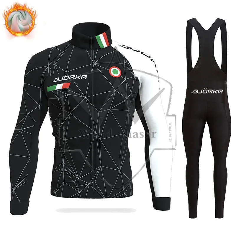 Ralvpha thermal fleece Cycling set