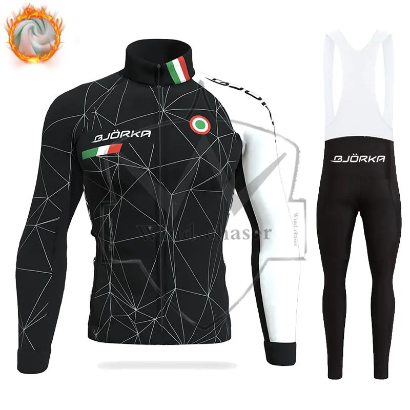Ralvpha thermal fleece Cycling set