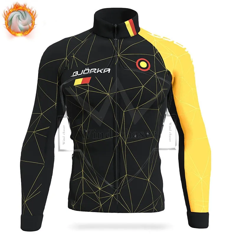 Ralvpha thermal fleece Cycling set