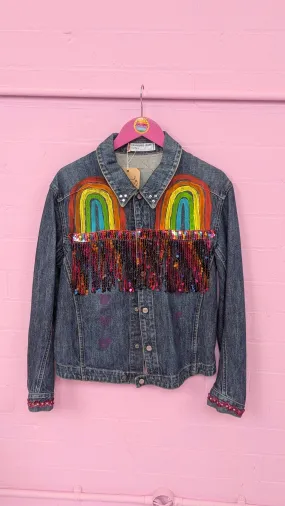 Rework Levi's Denim Jacket in Love Wins