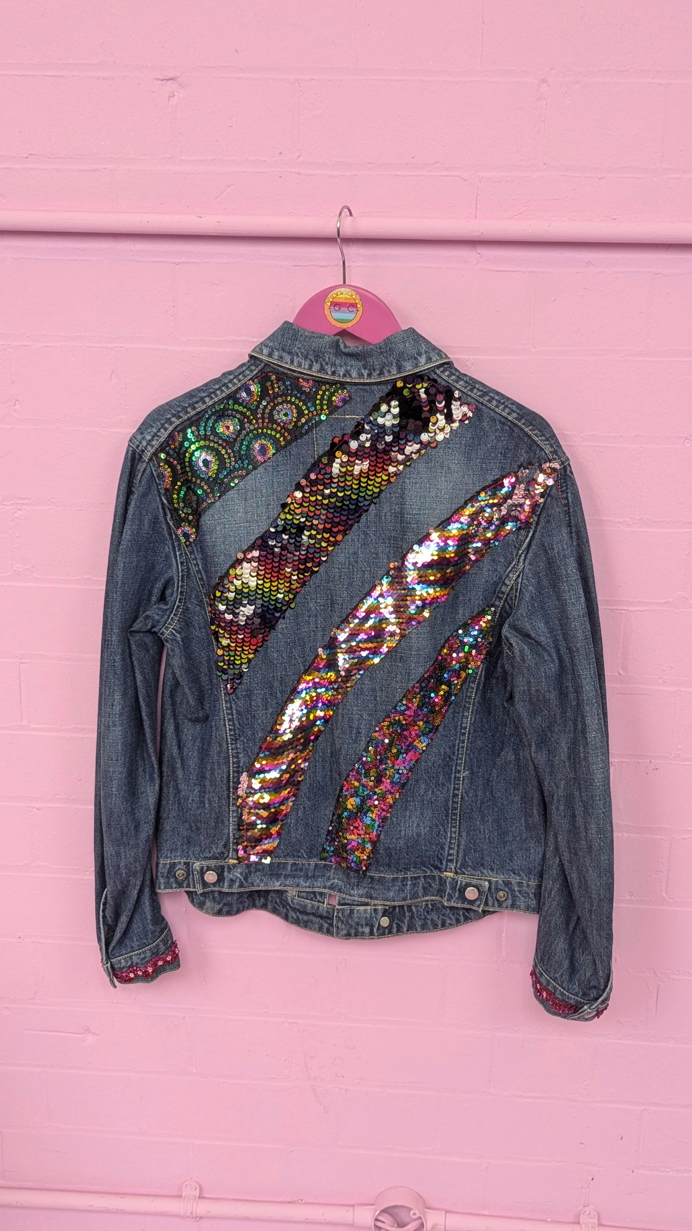 Rework Levi's Denim Jacket in Love Wins