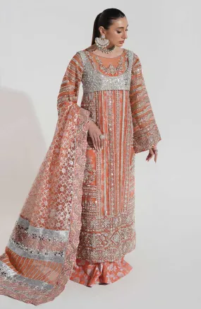 Sang e Paras Freesia by Maryum N Maria Unstitched 3 Piece Wedding Collection'2023-FFD-0095
