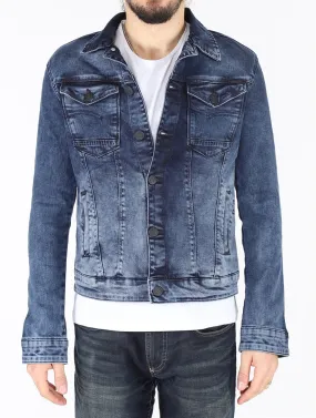 Sidiou Group Men Blue Denim Jacket