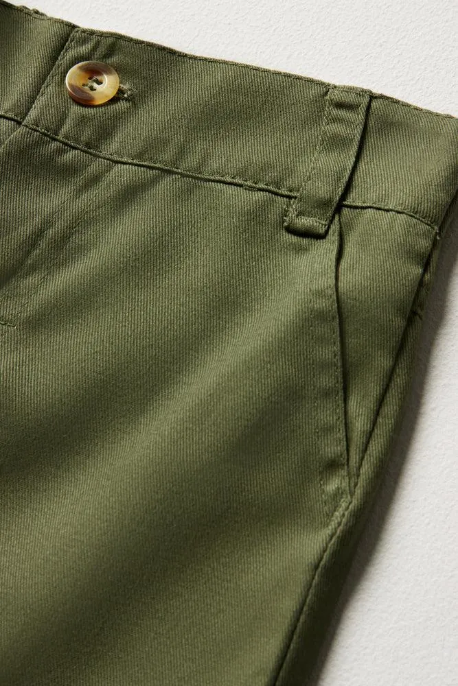 Slim Fit Chino Pants Green