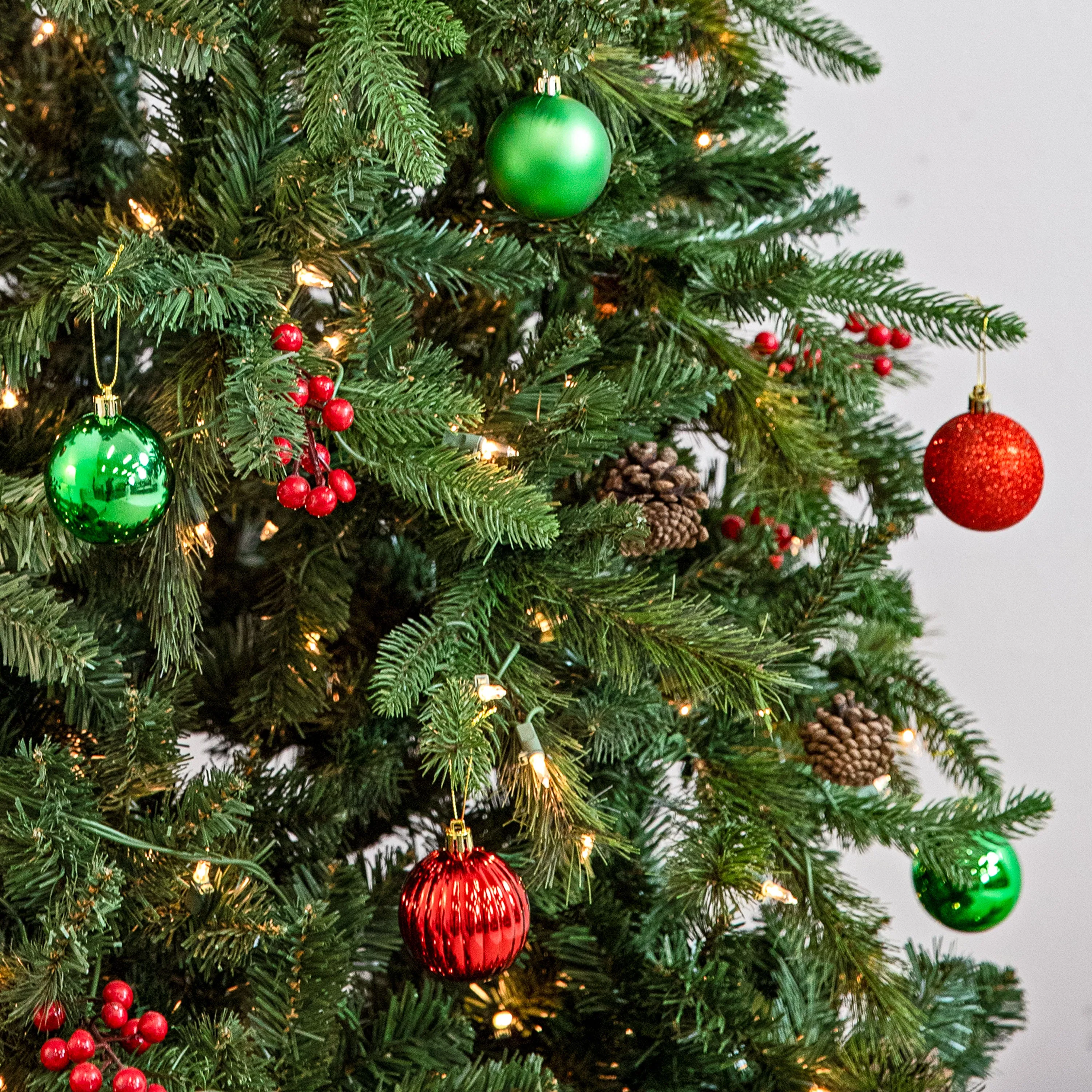 Sunnydaze Merry Medley 24pc Christmas Ornament Balls