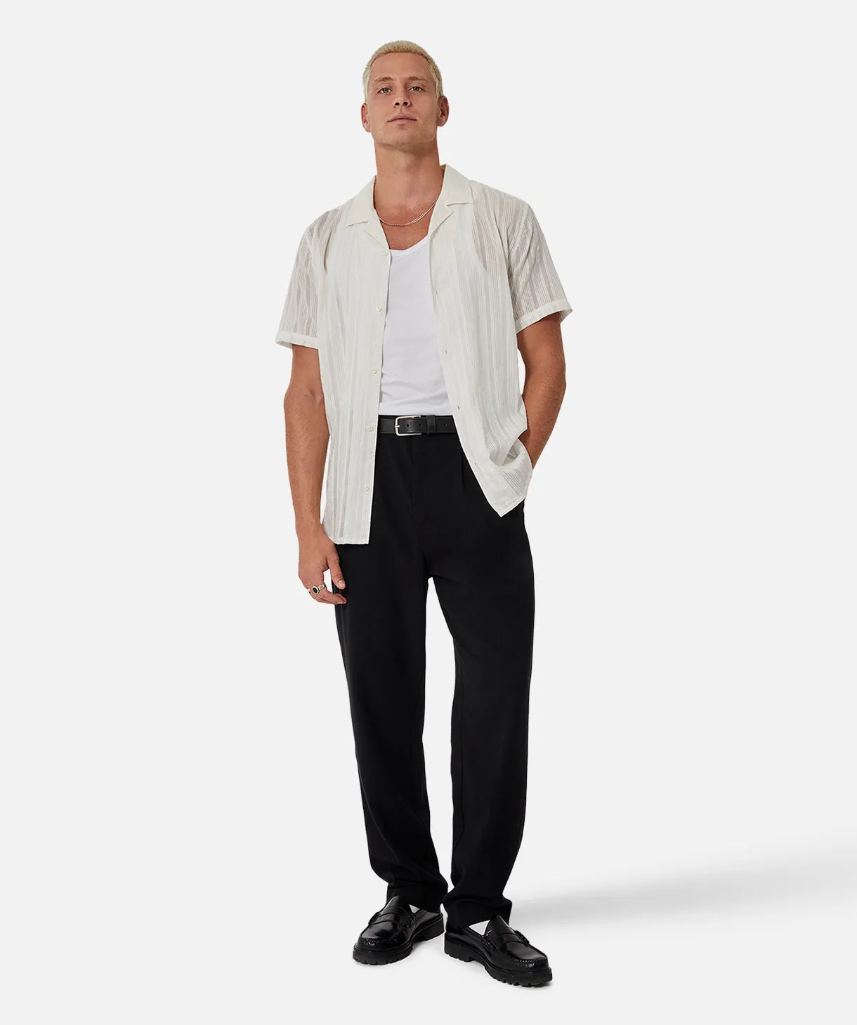 The Aegean Ss Shirt - Cream