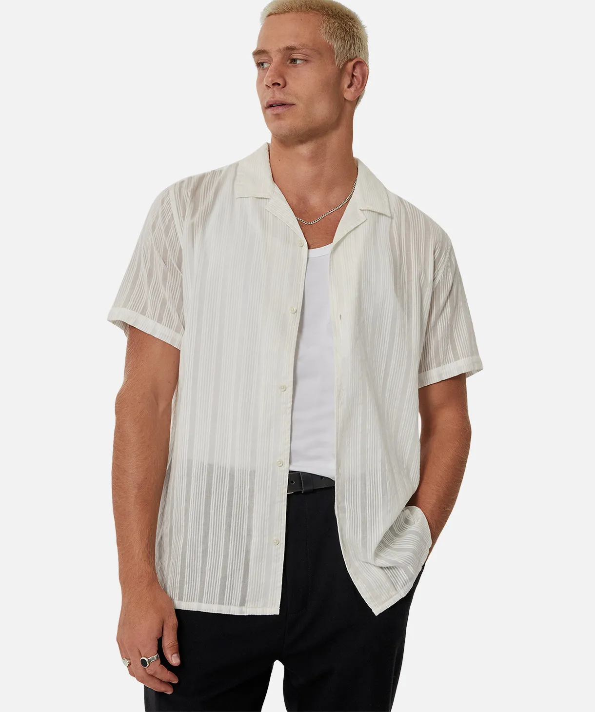 The Aegean Ss Shirt - Cream