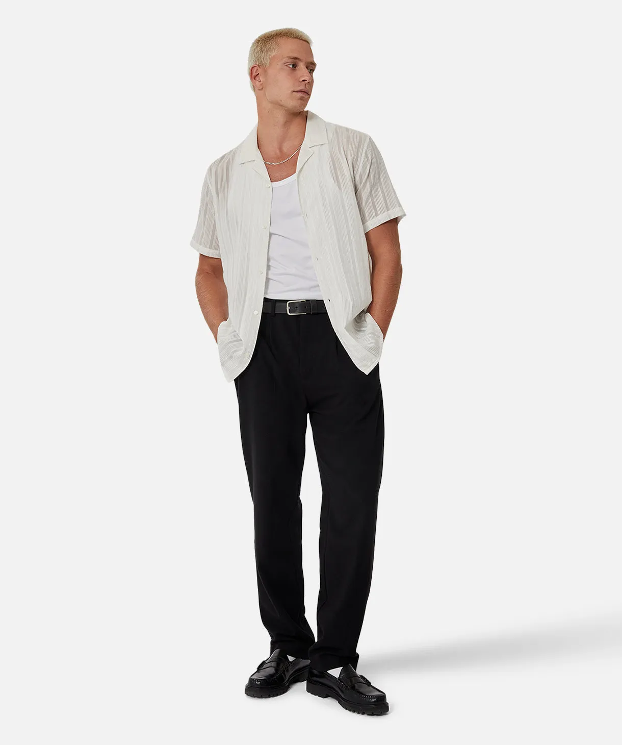 The Aegean Ss Shirt - Cream