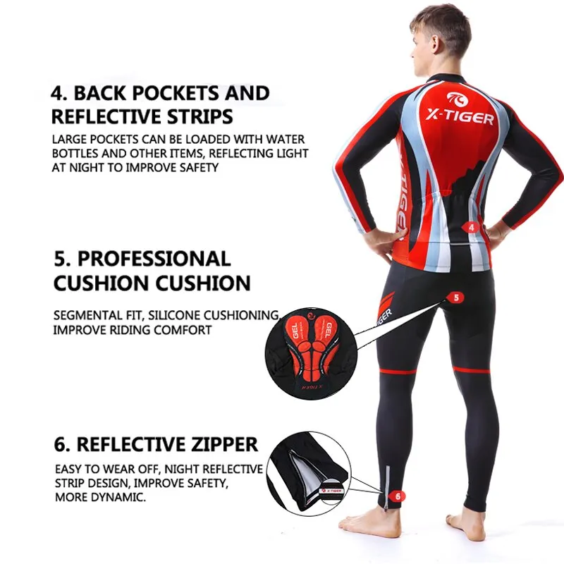 Thermal Fleece X-TIGER Cycling Set
