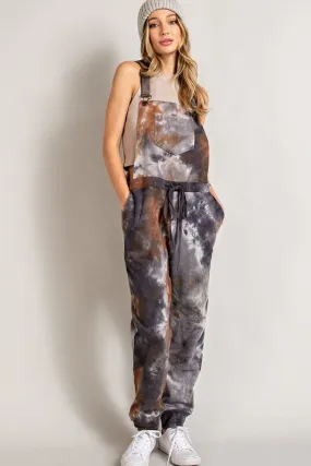 Tie Dye Print Overall