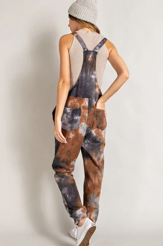 Tie Dye Print Overall