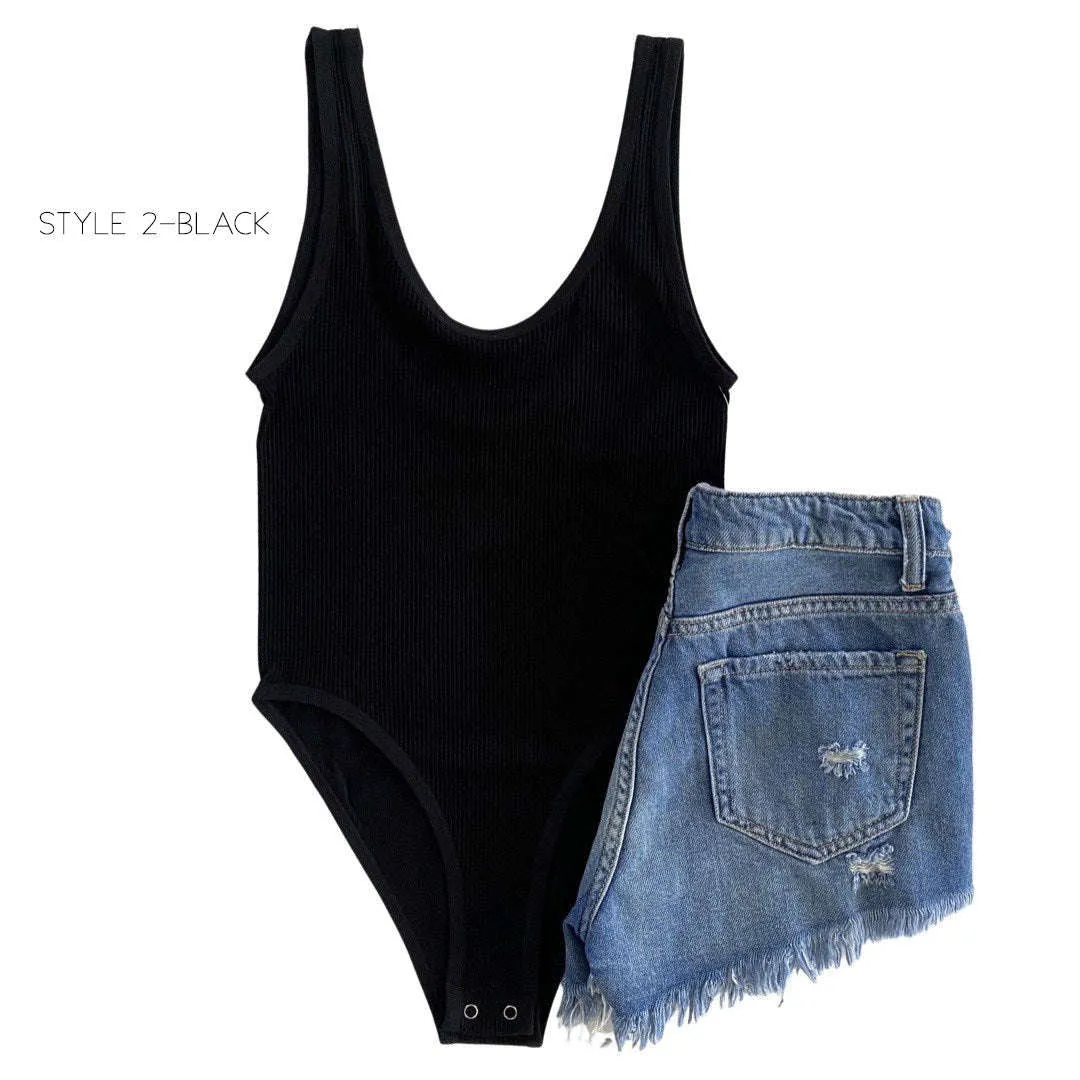 Ultra Soft Ribbed Bodysuit Collection
