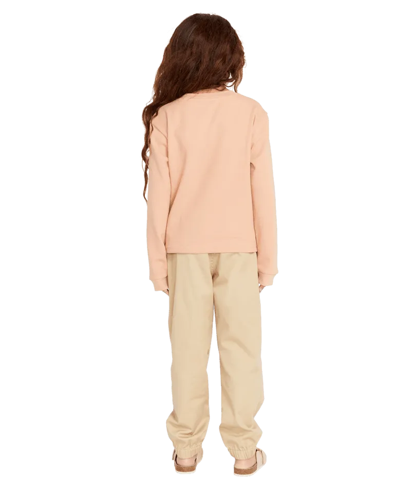 VOLCOM Girl's Thermality Long Sleeve T-Shirt Clay