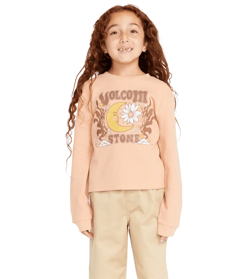 VOLCOM Girl's Thermality Long Sleeve T-Shirt Clay