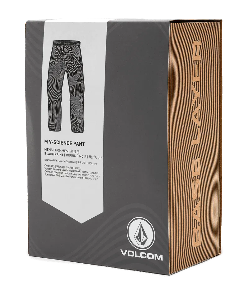 VOLCOM V-Science Base Layer Pants Black Print