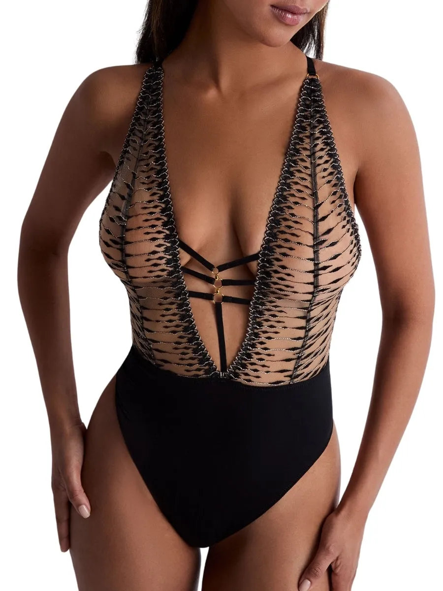 Voodoo Kiss Bodysuit - Millenium Black