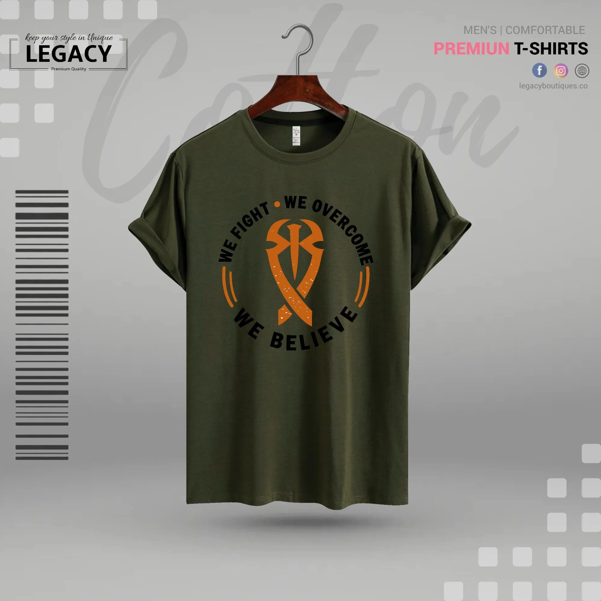 We believe in power Mens Sckin Print Designer T Shirt