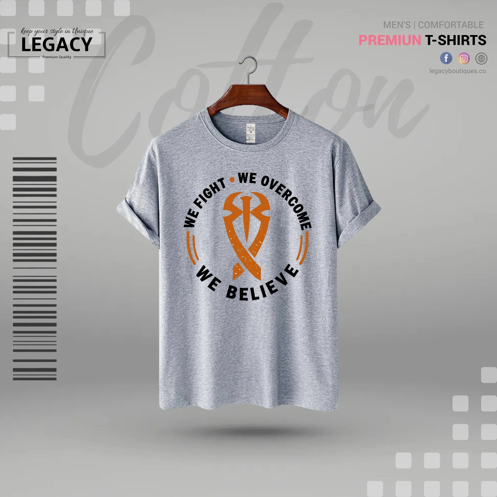 We believe in power Mens Sckin Print Designer T Shirt