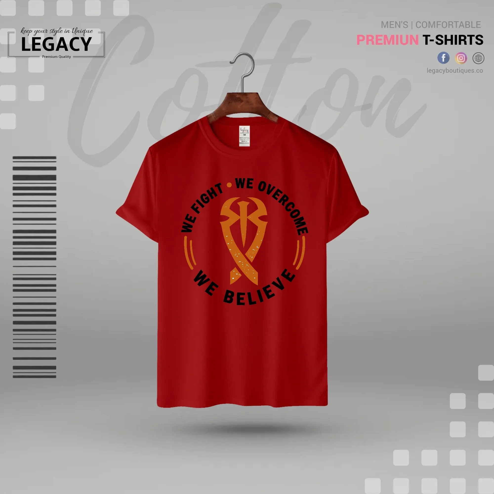 We believe in power Mens Sckin Print Designer T Shirt
