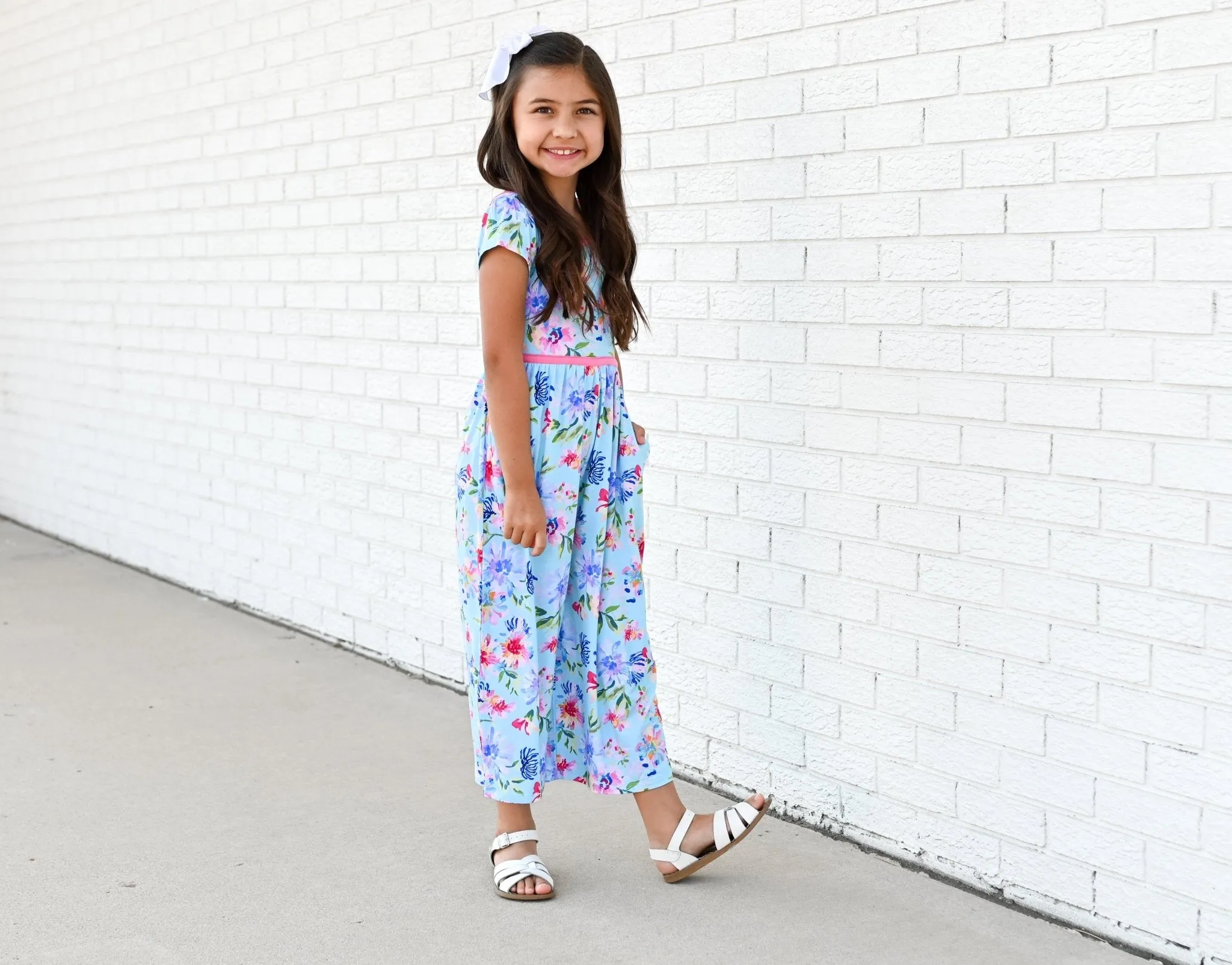 Wide Leg Romper in Tropical Floral