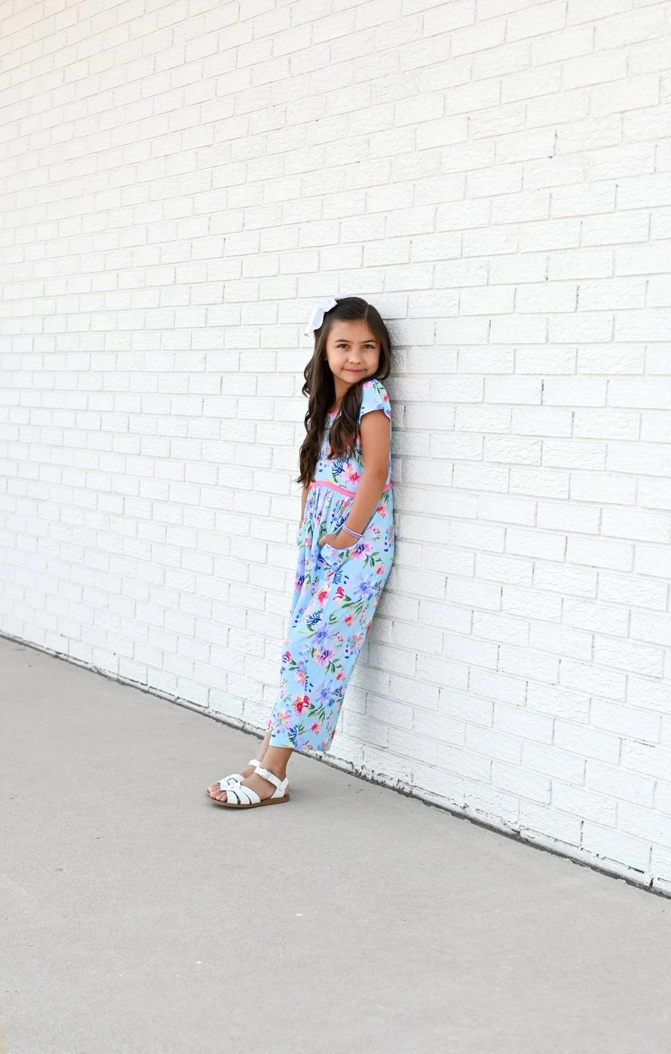Wide Leg Romper in Tropical Floral