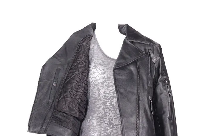 Womens Leather Motorcycle Jacket