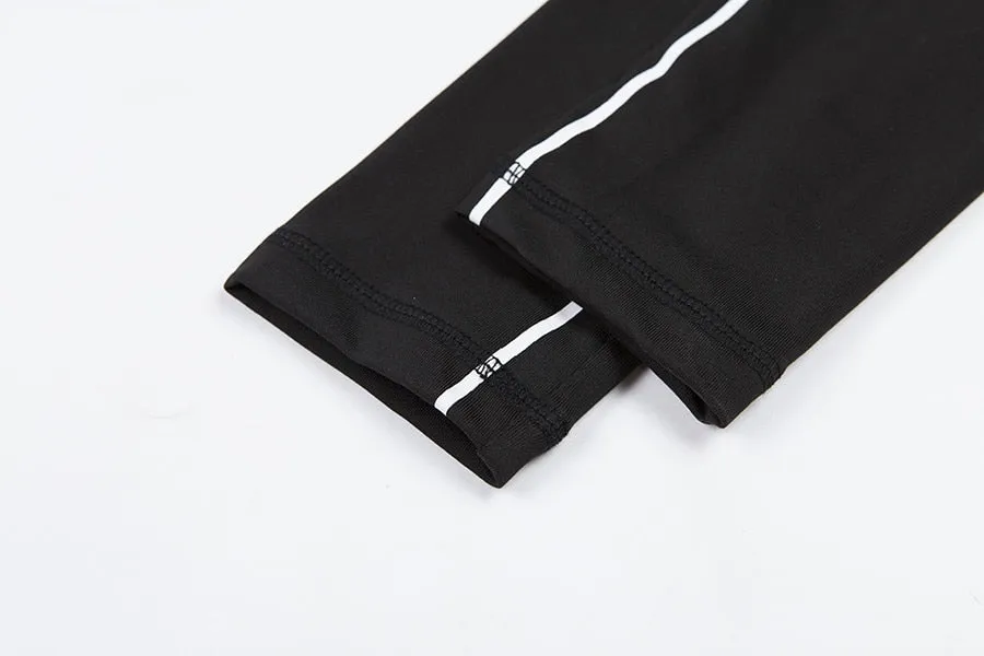 Women's Summer Turtleneck Striped Fitness Skinny Bodysuit